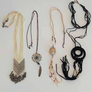 Bundle Of Boho Necklaces